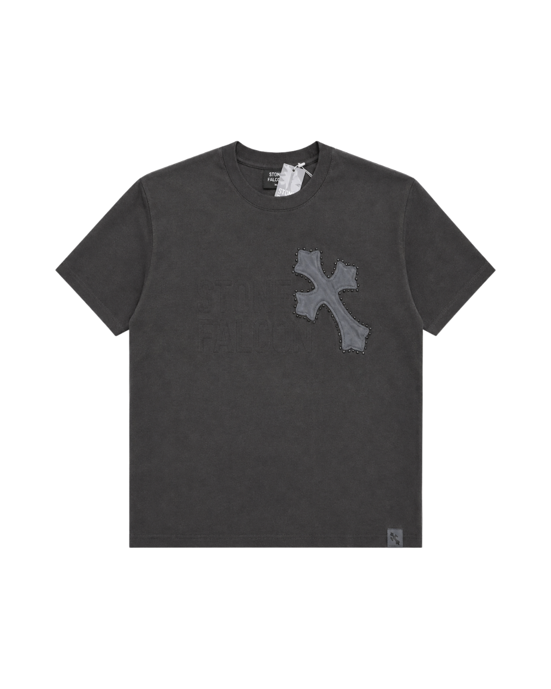 Stone Falcon Cross Tee