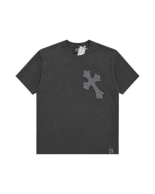 Stone Falcon Cross Tee