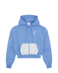 Hoodie Syna Crop Patch - Blue