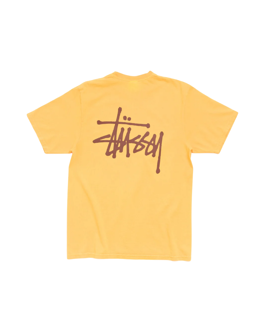 Stüssy Basic Dyed Tee — Marigold