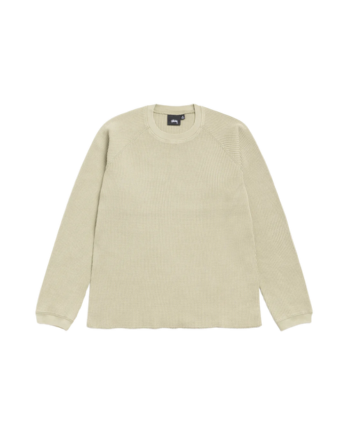 Playera térmica Stüssy Extra Tough Raglan - Desert