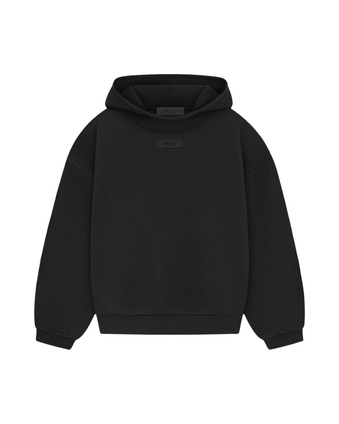 ESSENTIALS HOODIE JET BLACK