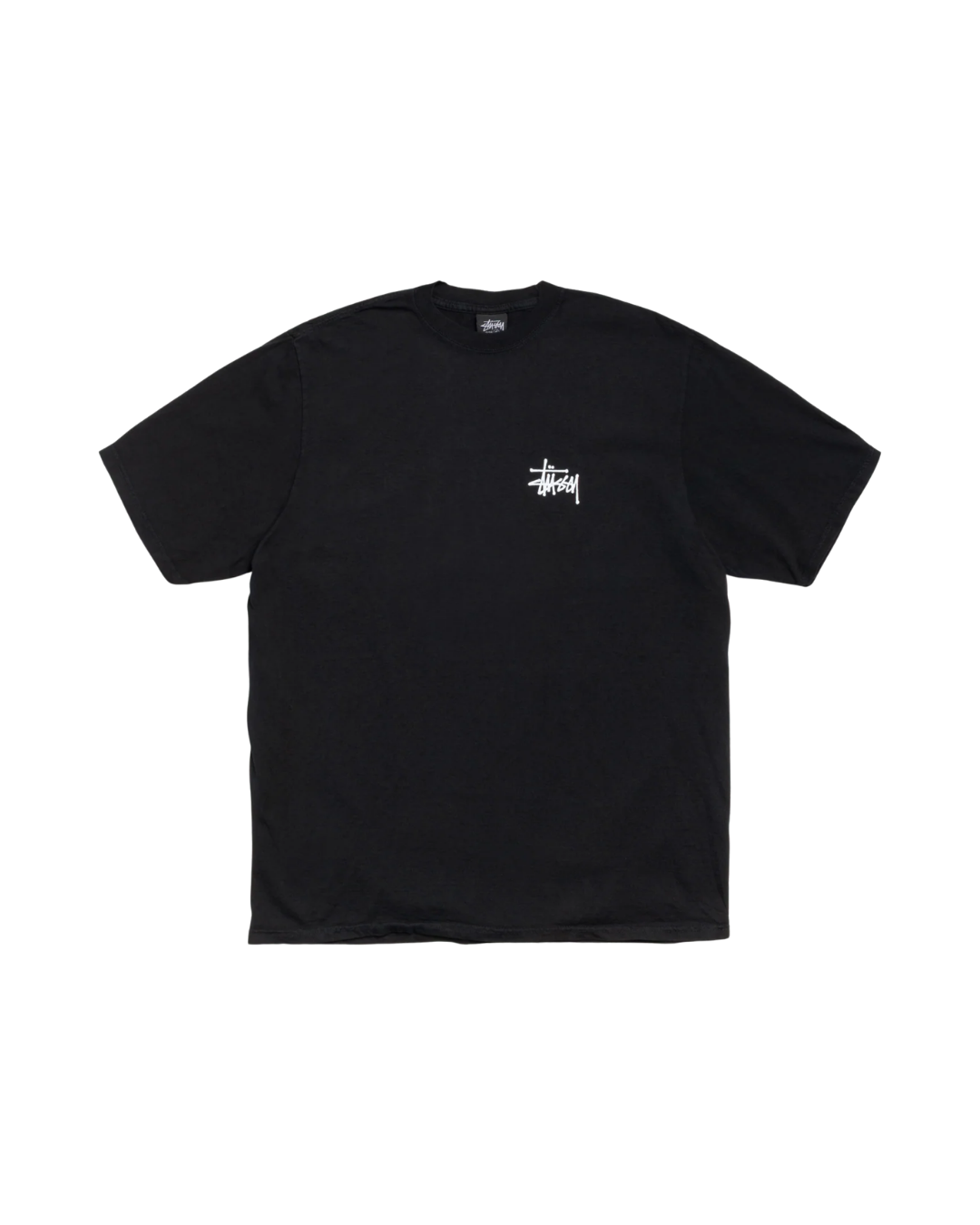 BASSIC STUSSY TEE NEGRA