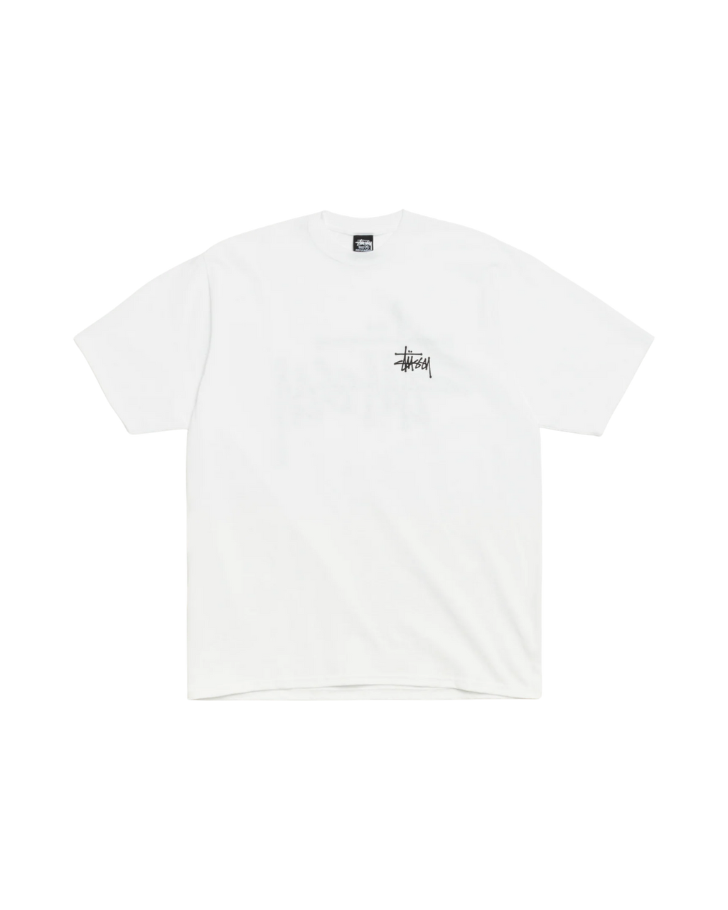 BASSIC STUSSY TEE BLANCA