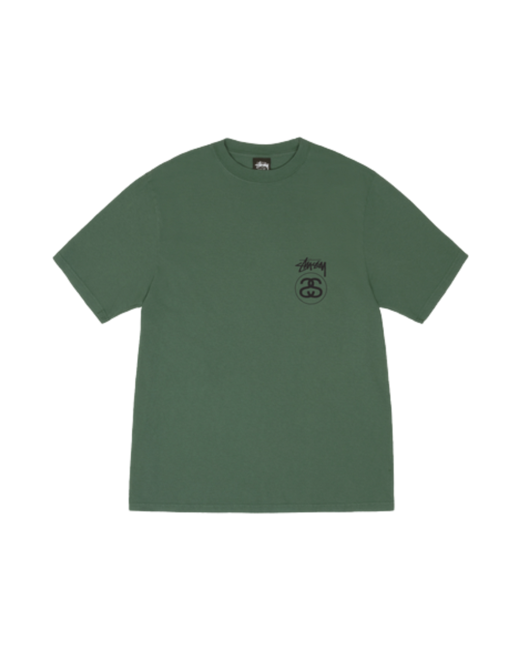 Stüssy Link Pig Dyed Tee -  Pine