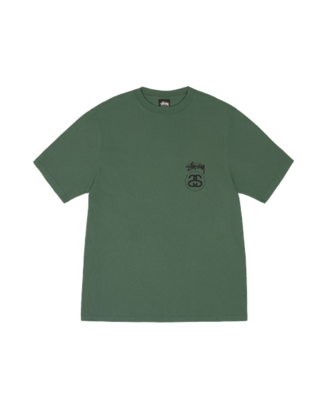 Stüssy Link Pig Dyed Tee -  Pine