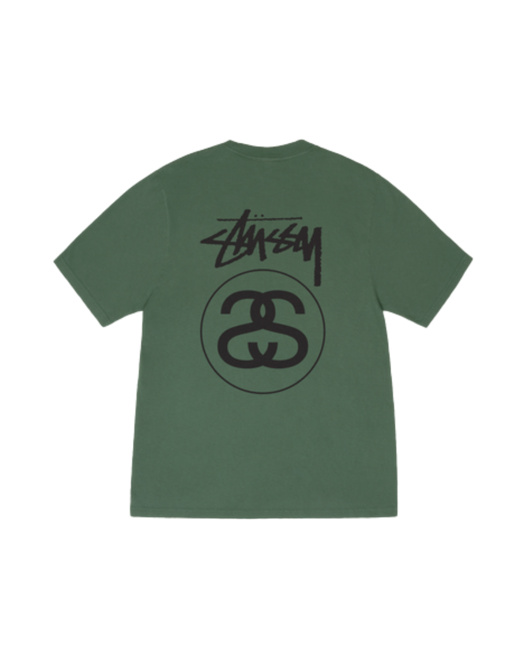 Stüssy Link Pig Dyed Tee -  Pine